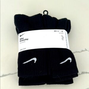 NWT Nike 6 pack crew socks